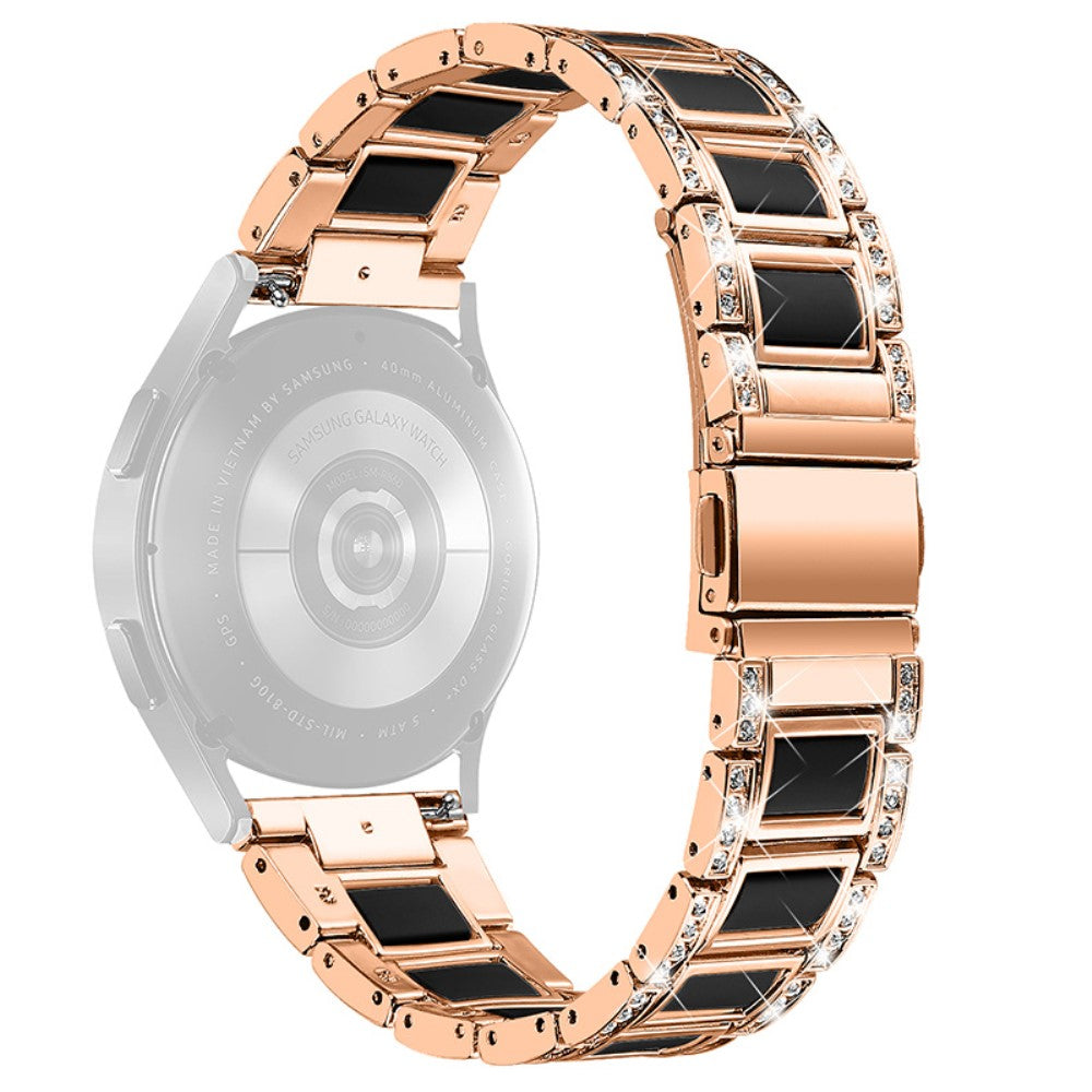 Rigtigt rart Universal Metal og Rhinsten Rem - Pink#serie_13