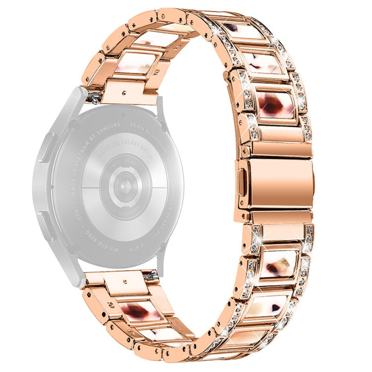 Rigtigt rart Universal Metal og Rhinsten Rem - Pink#serie_16