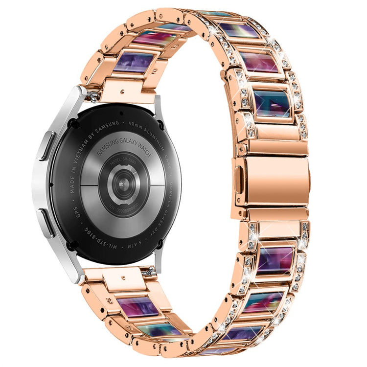 Rigtigt rart Universal Metal og Rhinsten Rem - Pink#serie_18