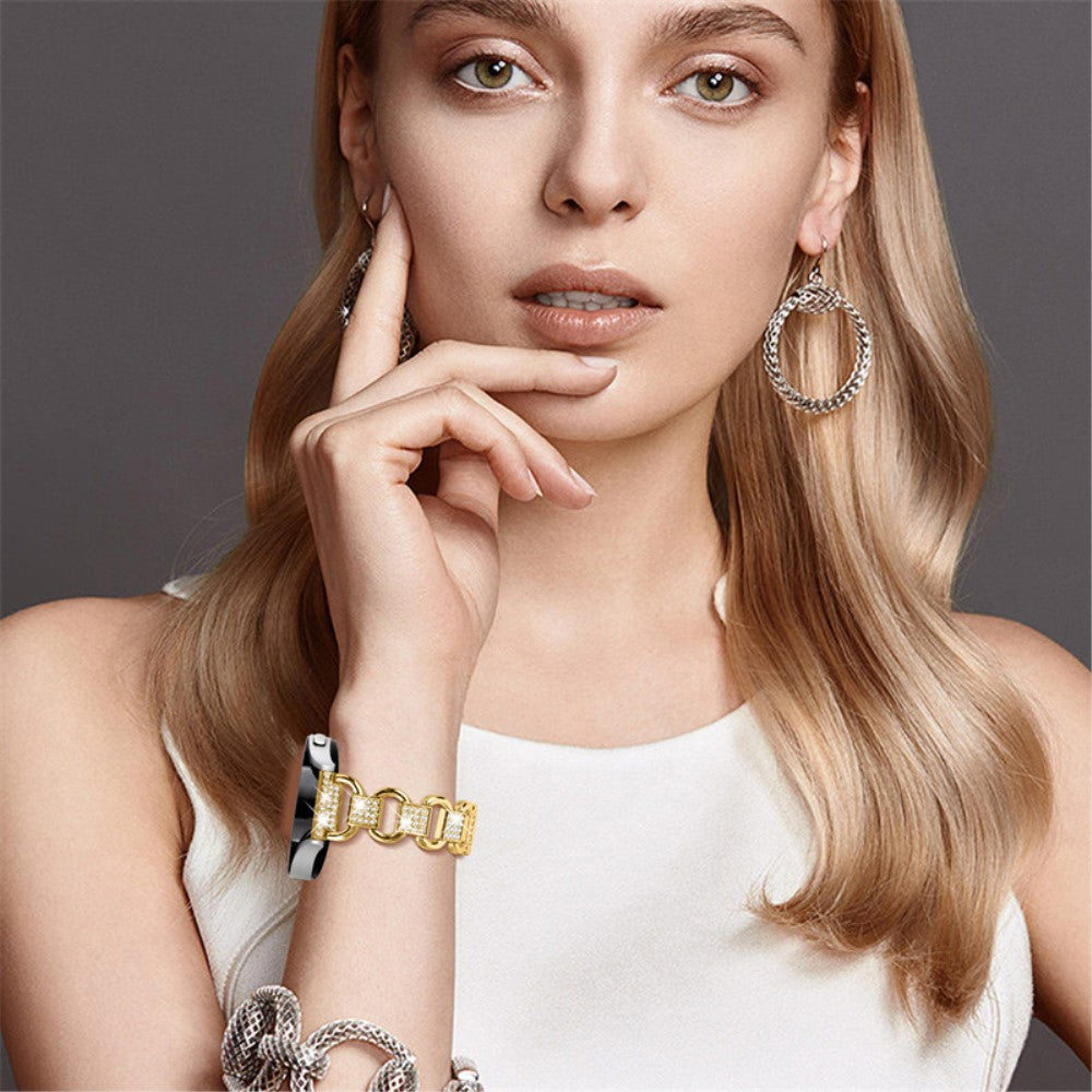 Mega pænt Universal Metal og Rhinsten Rem - Pink#serie_3