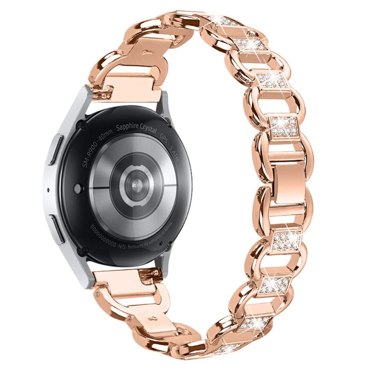 Mega pænt Universal Metal og Rhinsten Rem - Pink#serie_3