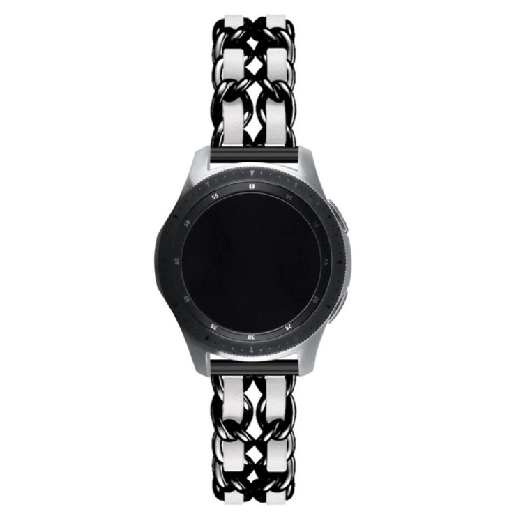 Helt vildt smuk Universal Metal og Kunstlæder Rem - Sort#serie_2