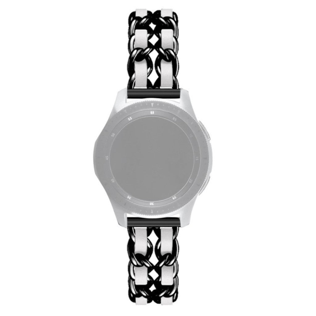 Helt vildt smuk Universal Metal og Kunstlæder Rem - Sort#serie_2