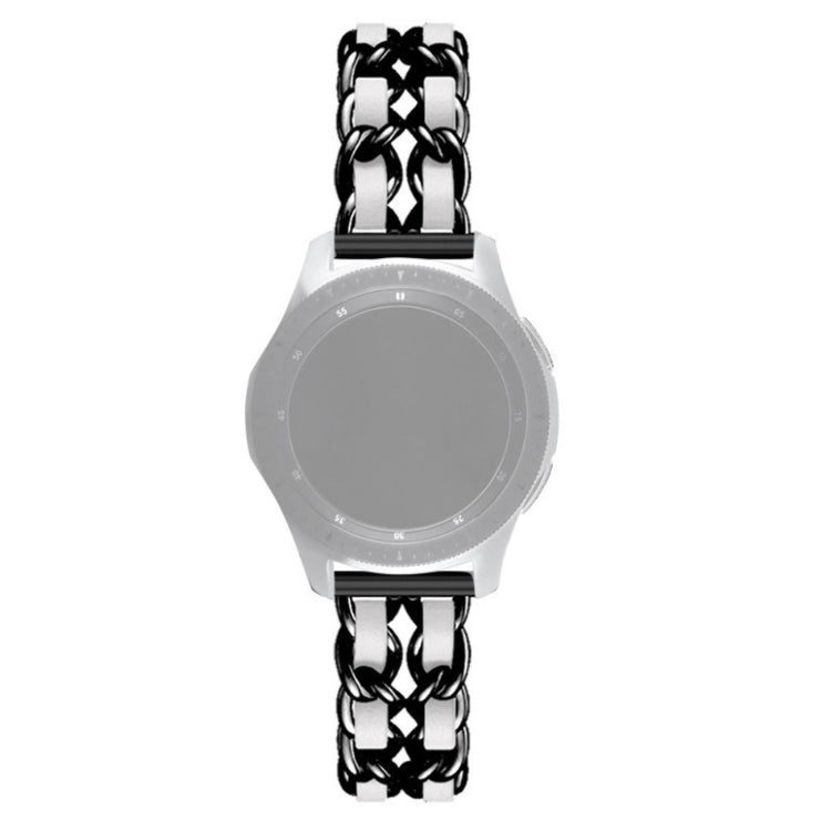 Helt vildt smuk Universal Metal og Kunstlæder Rem - Sort#serie_2