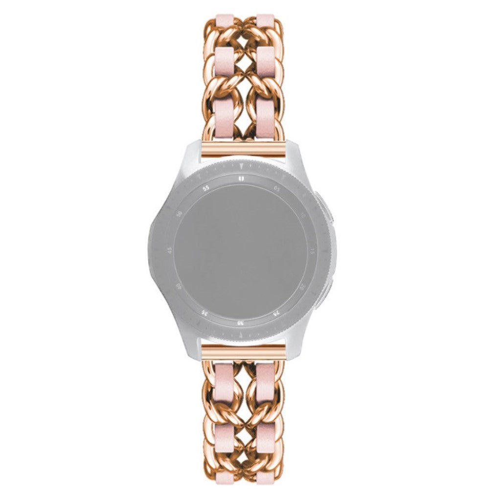 Helt vildt smuk Universal Metal og Kunstlæder Rem - Pink#serie_5