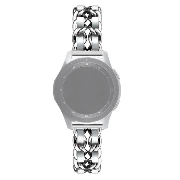 Helt vildt smuk Universal Metal og Kunstlæder Rem - Sølv#serie_6