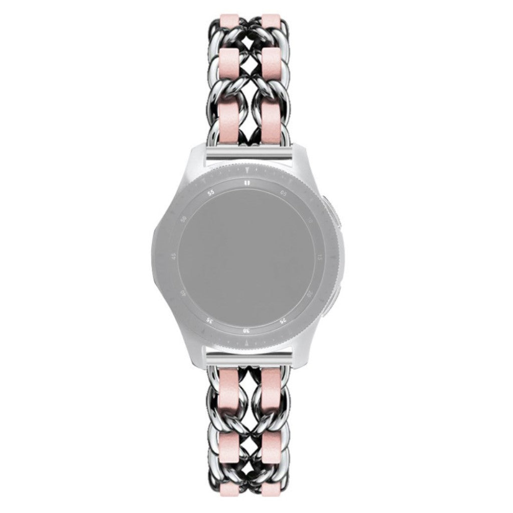 Helt vildt smuk Universal Metal og Kunstlæder Rem - Pink#serie_8