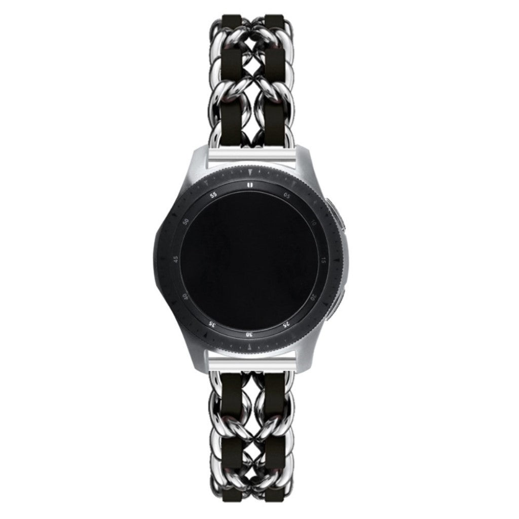 Helt vildt smuk Universal Metal og Kunstlæder Rem - Sort#serie_9