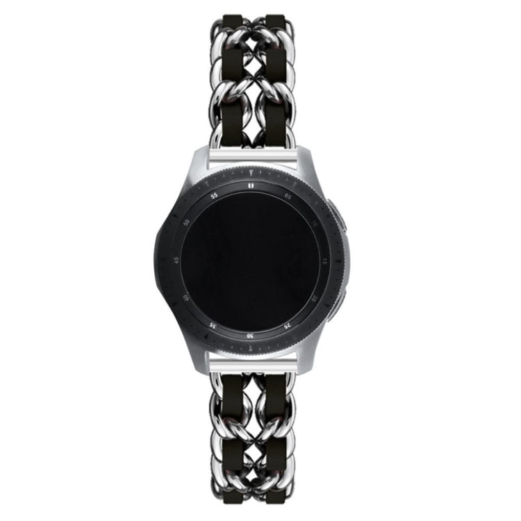 Helt vildt smuk Universal Metal og Kunstlæder Rem - Sort#serie_9