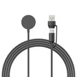 1m Plastic And Silicone Apple Smartwatch Wireless USB Type-C Charging Cable