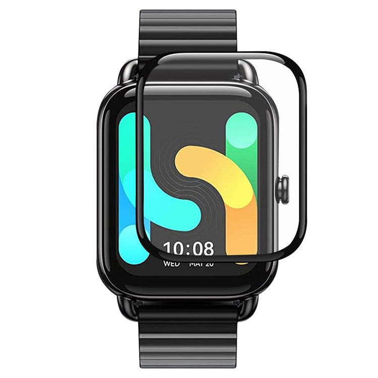 Haylou Smartwatch RS4 / Haylou RS4 Plus Silicone 3D Curved Universel Screen Protector - Black#serie_1