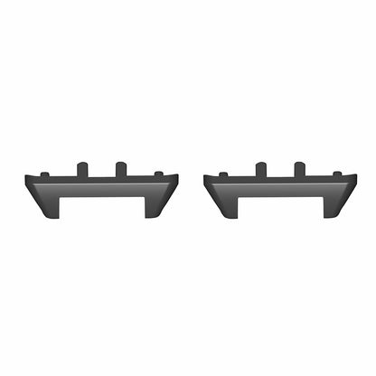 1 Pair Samsung Galaxy Fit3 Watch Strap Metal Connector 12mm Wrist Band Adapter - Black - Black#serie_1