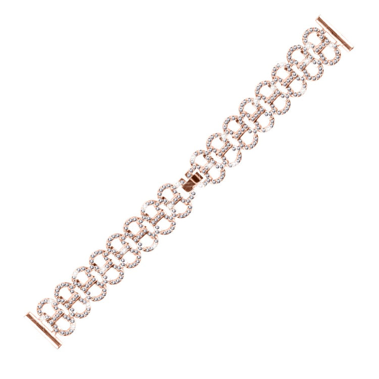 Garmin Vivomove HR / Vivomove Rhinestones Decor Gourd Shape band Alloy Watch Strap - Rose Gold#serie_5