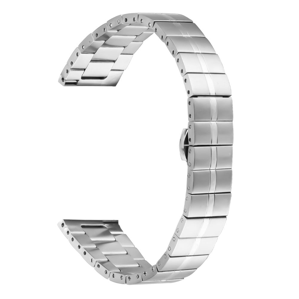 Huami Amazfit Pop Fashion Stainless Steel Strap Line Design Watch Band - Silver#serie_006