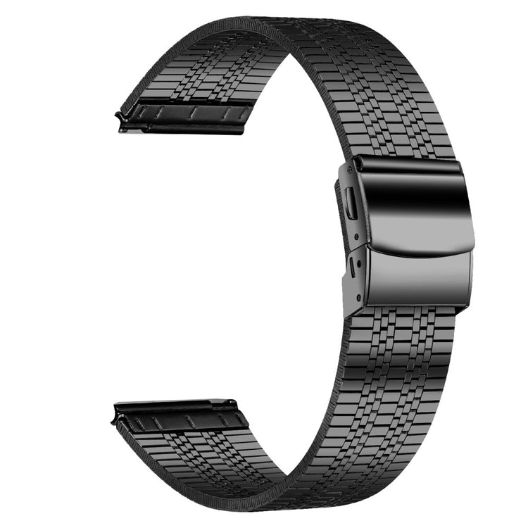 Huawei Watch GT Stainless Steel Watch Band Stylish 22mm Replacement Wrist Strap - Black#serie_2