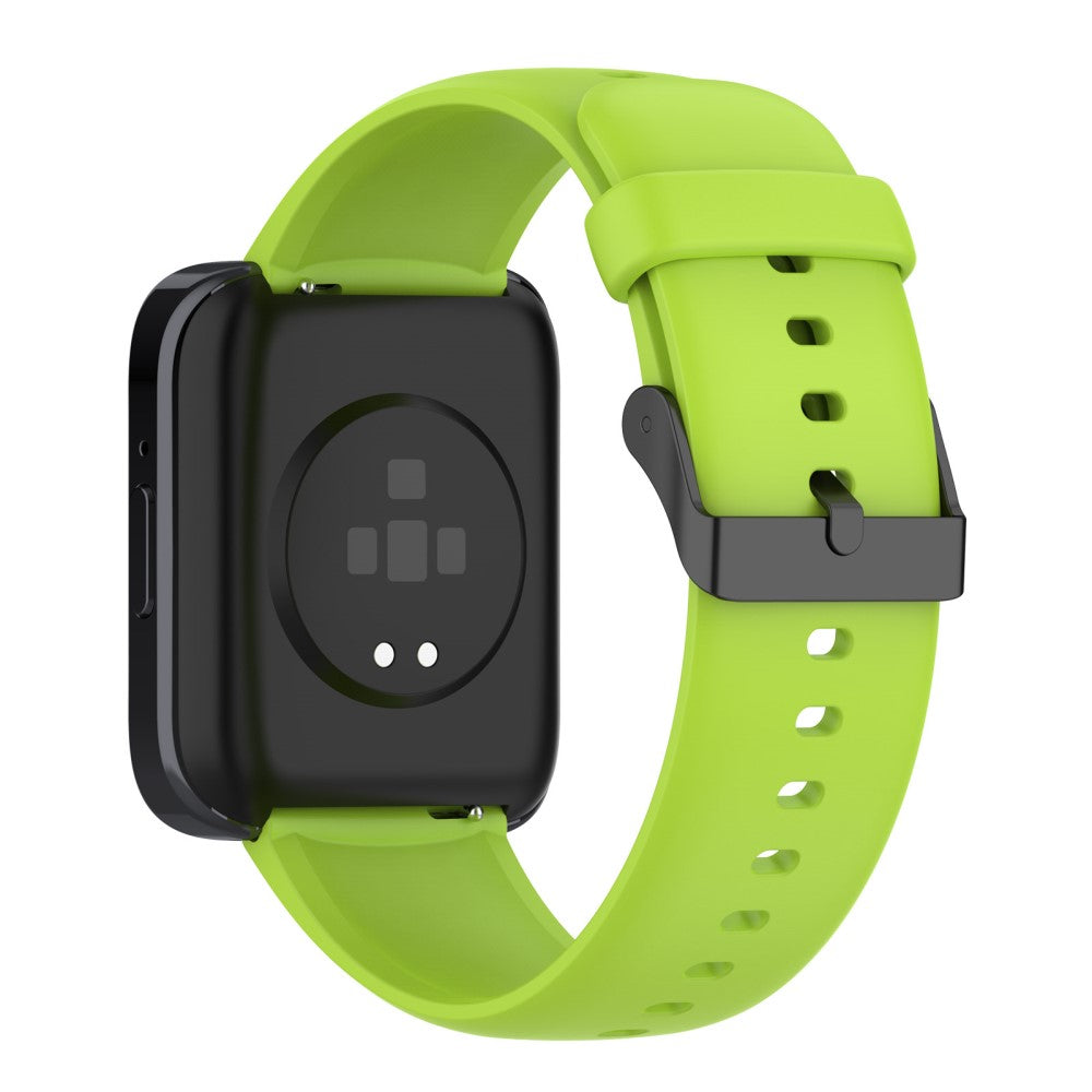 SKG V9 / V9 Pro / Huami Amazfit Bip 5 / Bip 5 Unity Watch Strap Liquid Silicone Band Replacement - Lime#serie_9