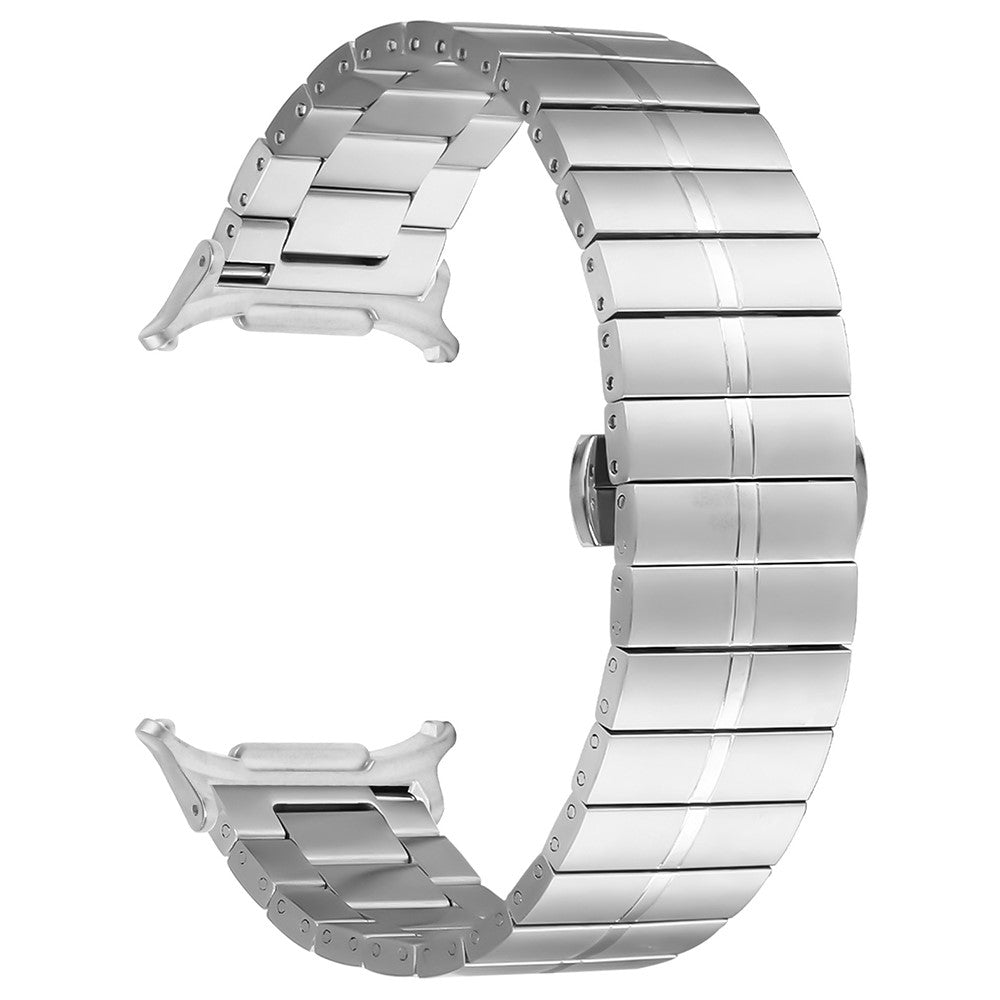 Samsung Galaxy Watch Ultra 47mm Stylish Stainless Steel Watch Band Replacement Wrist Strap - Silver#serie_2