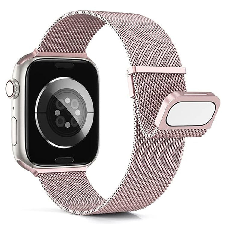 KALEBOL Apple Watch Series 41mm - 40mm - 38mm Milanese Mesh Strap Magnetic Watch Band - Rose Pink#serie_4