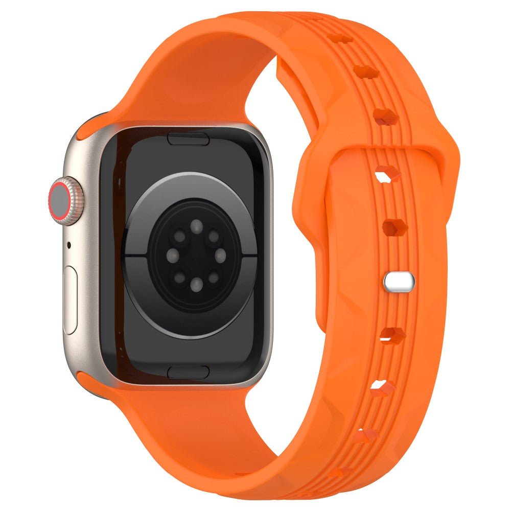 KALEBOL Apple Watch Series 49mm - 45mm - 44mm - 42mm Silicone Watch Band - Orange#serie_1