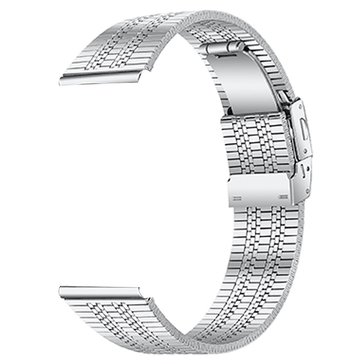 TicWatch Pro 2020 Watch Strap Stainless Steel Wrist Band with Folding Clasp Buckle - Silver#serie_1