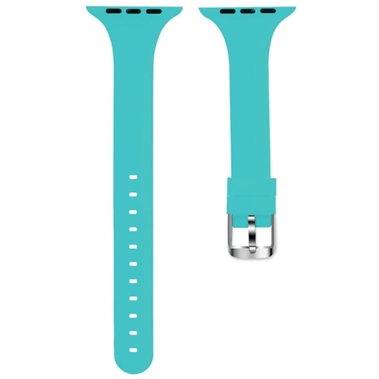 Apple Watch Series 41mm - 40mm - 38mm Band Soft Silicone Watch Strap - Teal Green#serie_5