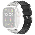 Remarkably Fashionable Apple Smartwatch Rhinestone And Silicone Universel Strap