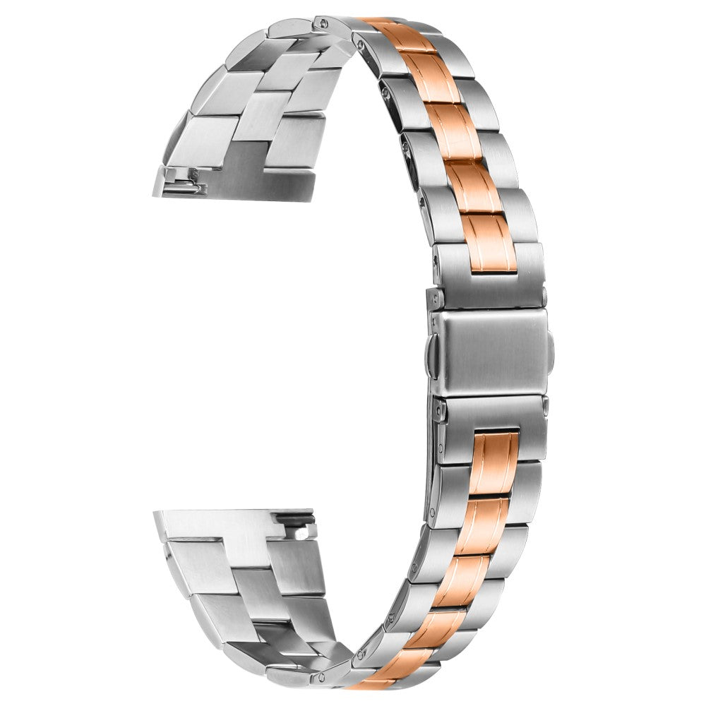 TicWatch GTX Smartwatch Strap Three-Bead Stainless Steel Wrist Band - Silver+Rose Gold#serie_5