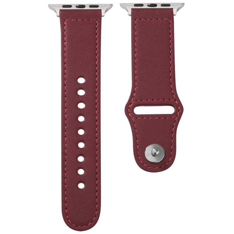 KALEBOL Apple Watch Series 49mm - 45mm - 44mm - 42mm Watch Strap, Large Buckle - Wine Red#serie_8