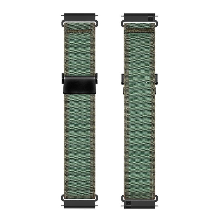 DUX DUCIS YC Series Samsung Galaxy Watch3 45mm / Xiaomi Watch S4 Sport Nylon Watch Band 22mm Hook Buckle Strap - Green#serie_1