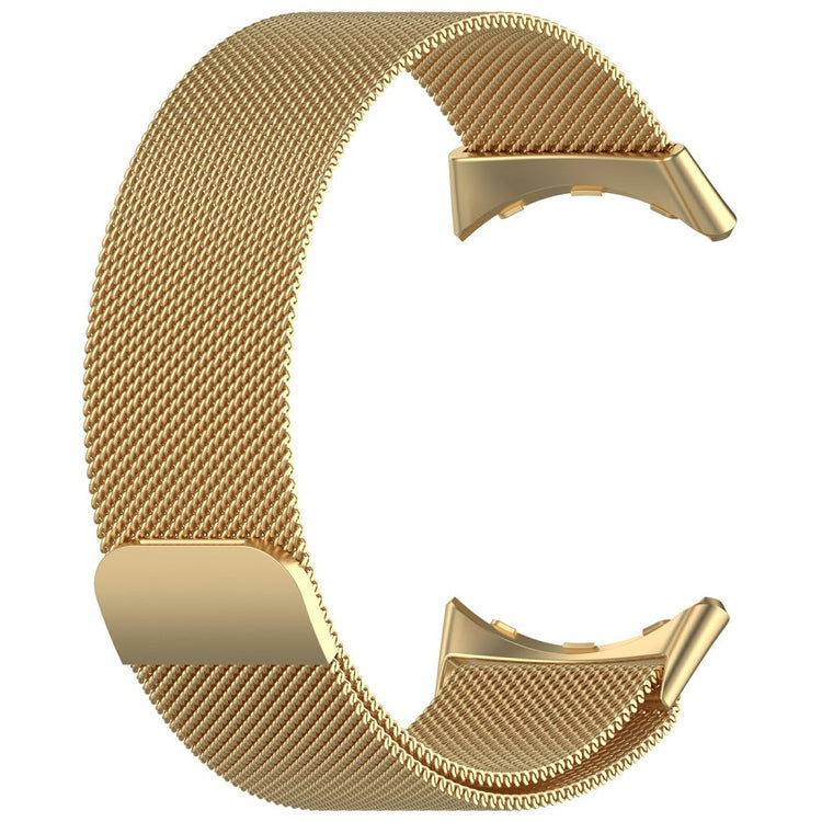 Google Pixel Watch 3 45mm Metal Watch Strap Milanese Mesh Magnetic Wrist Band - Gold#serie_1