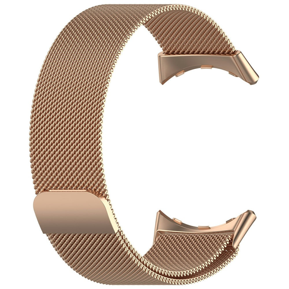 Google Pixel Watch 3 45mm Metal Watch Strap Milanese Mesh Magnetic Wrist Band - Rose Gold#serie_2