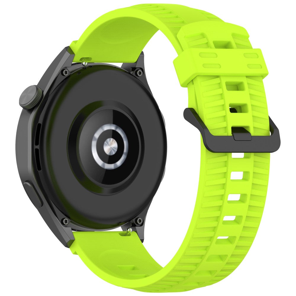 KALEBOL 22mm Silicone Strap for Huawei Watch 4 / 4 Pro / GT 4 46mm Tire Texture Watch Band - Lime#serie_9