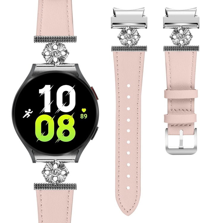 Samsung Galaxy Watch7 Genuine Cow Leather Strap with Quick Release Connector - Pink#serie_3