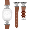 Remarkably Durable Apple Smartwatch Genuine Leather And Metal Universel Strap