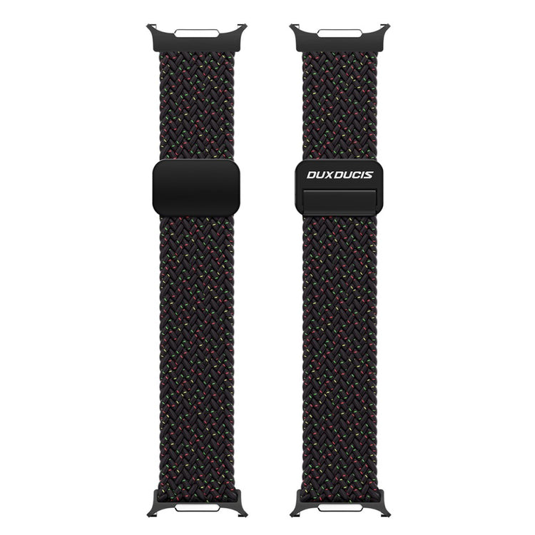 DUX DUCIS Mixture Pro Series Samsung Galaxy Watch Ultra 47mm Nylon Braided Watch Band Magnetic Strap - Black#serie_2