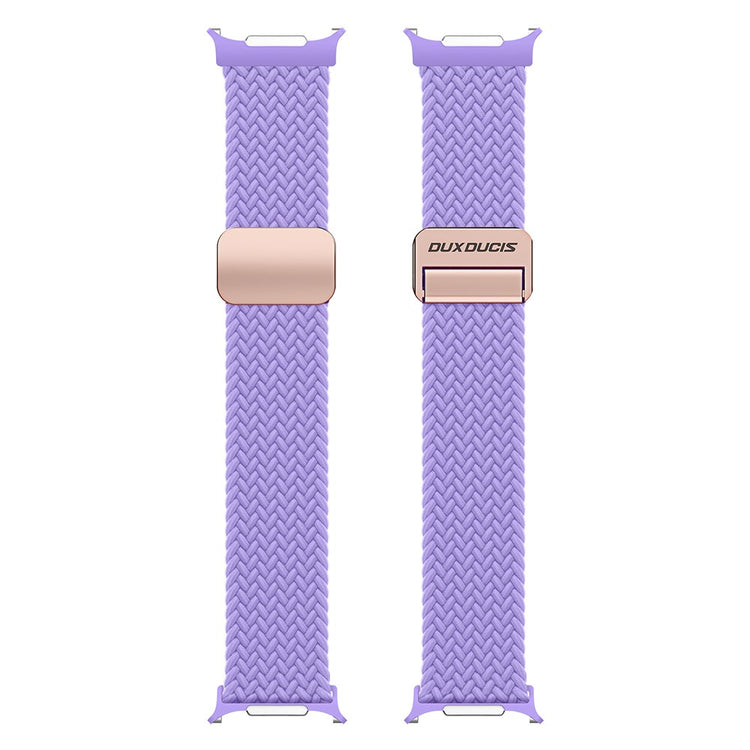 DUX DUCIS Mixture Pro Series Samsung Galaxy Watch Ultra 47mm Nylon Braided Watch Band Magnetic Strap - Purple#serie_4