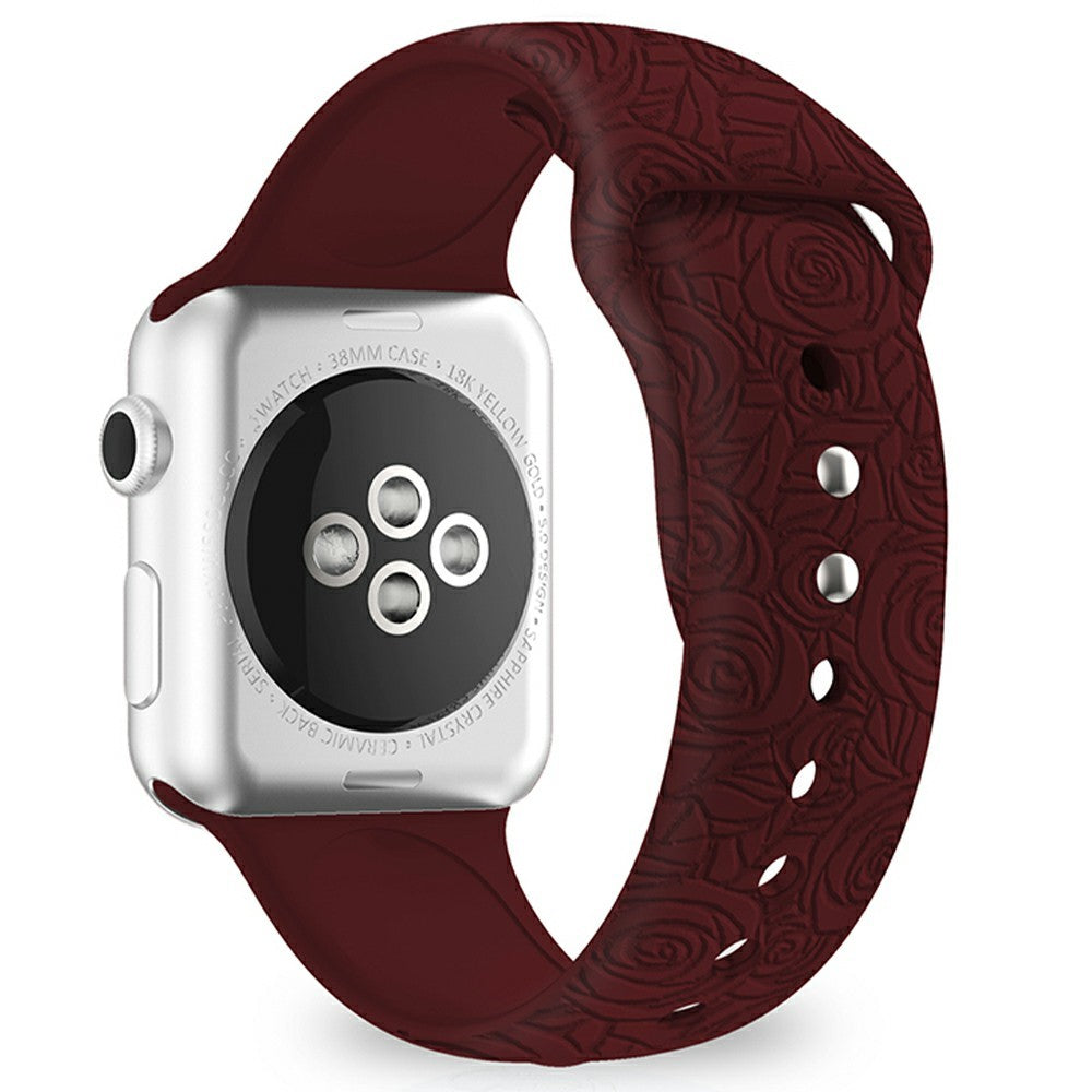 Watch Strap for Apple Watch Series 49mm - 45mm - 44mm - 42mm - Rose Wine Red#serie_1