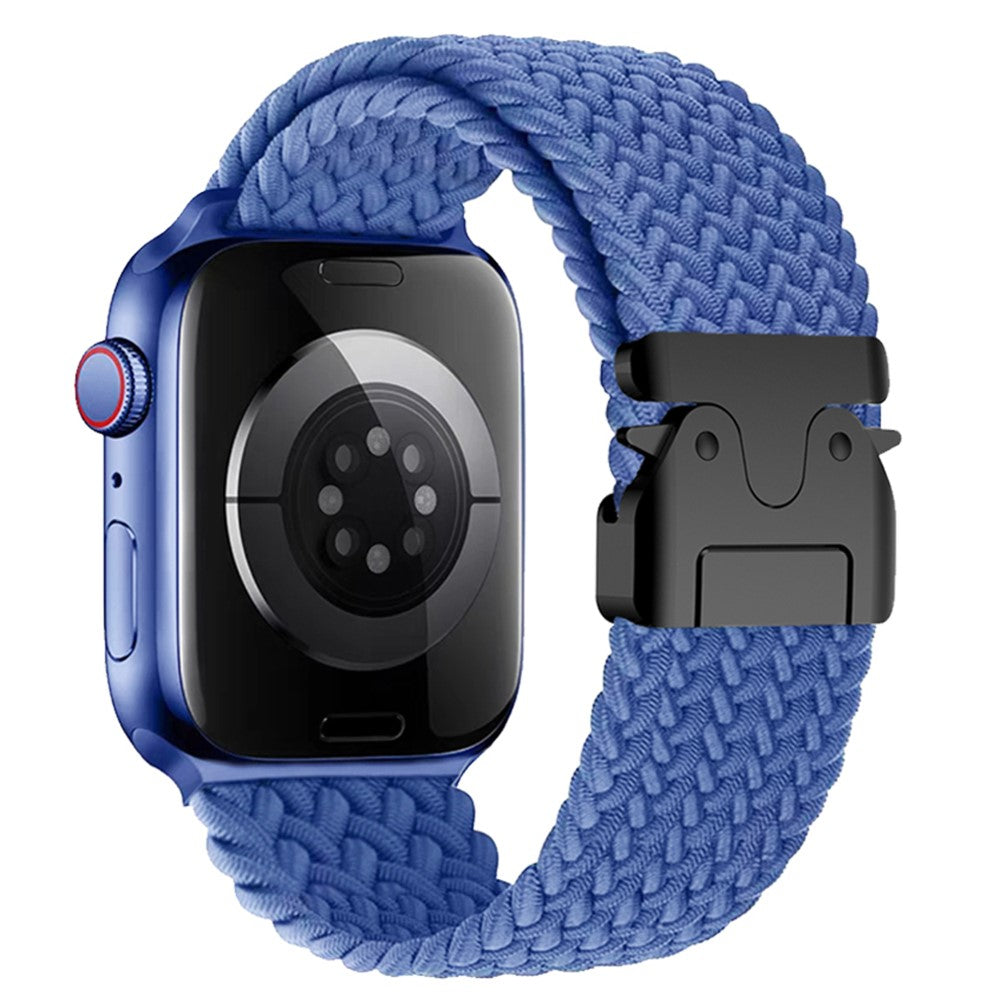 Strap Apple Watch Series 41mm - 40mm - 38mm Woven Watch Band - Storm Blue#serie_21