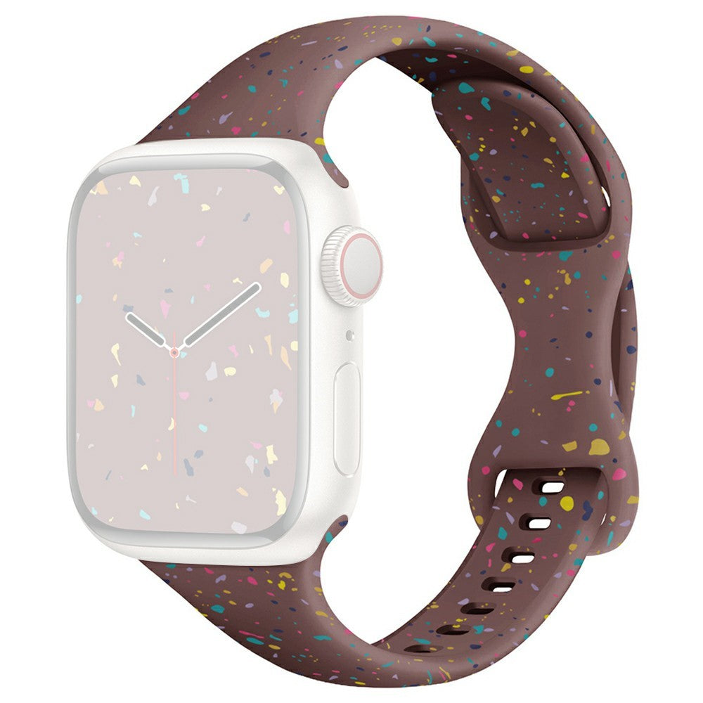 Strap Apple Watch Series 49mm - 45mm - 44mm - 42mm Silicone Band - Smoky Purple#serie_2