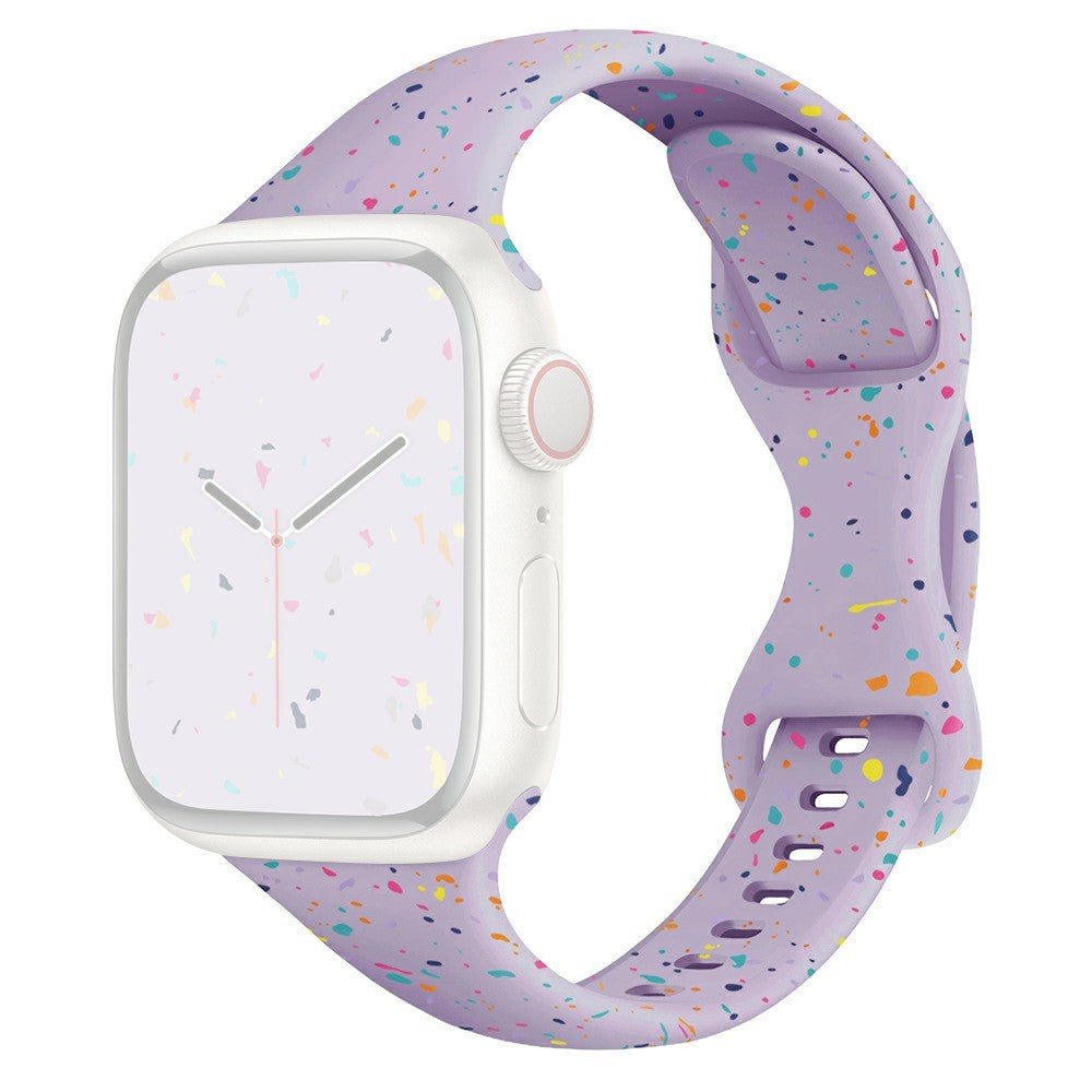 Strap Apple Watch Series 49mm - 45mm - 44mm - 42mm Silicone Band - Light Purple#serie_12