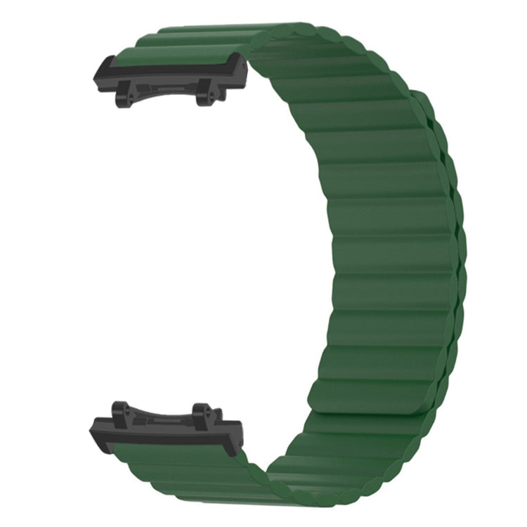 Huami Amazfit T-Rex 3 Watch Band Adjustable Magnetic Silicone Wrist Strap with Connector - Army Green#serie_7