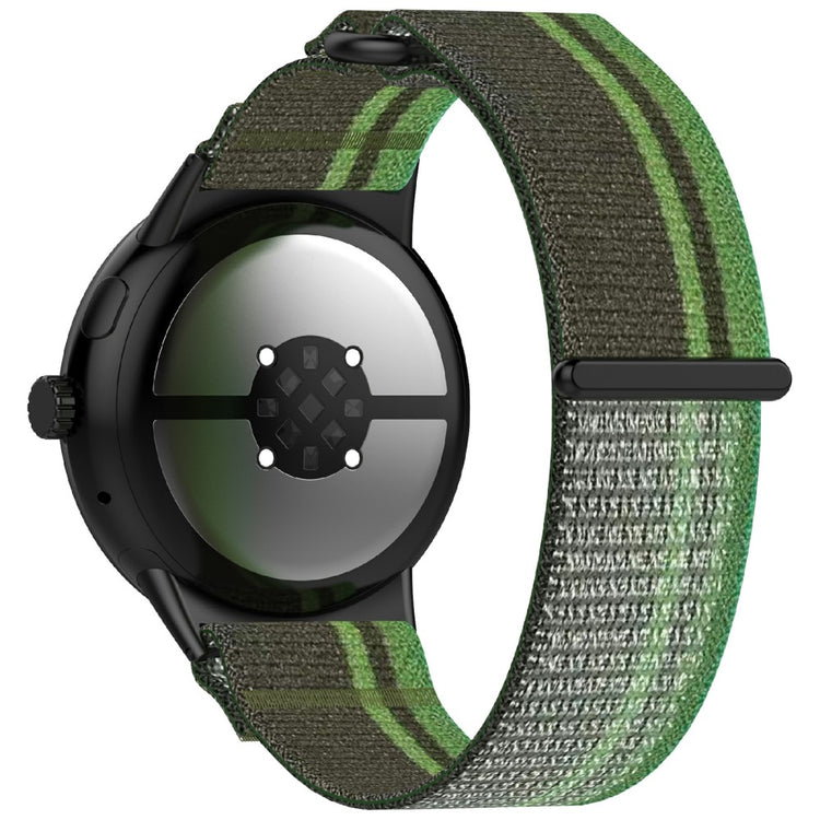 Google Pixel Watch 3 45mm Band Adjustable Braided Nylon Sport Loop Watch Strap - Blackish Green#serie_7