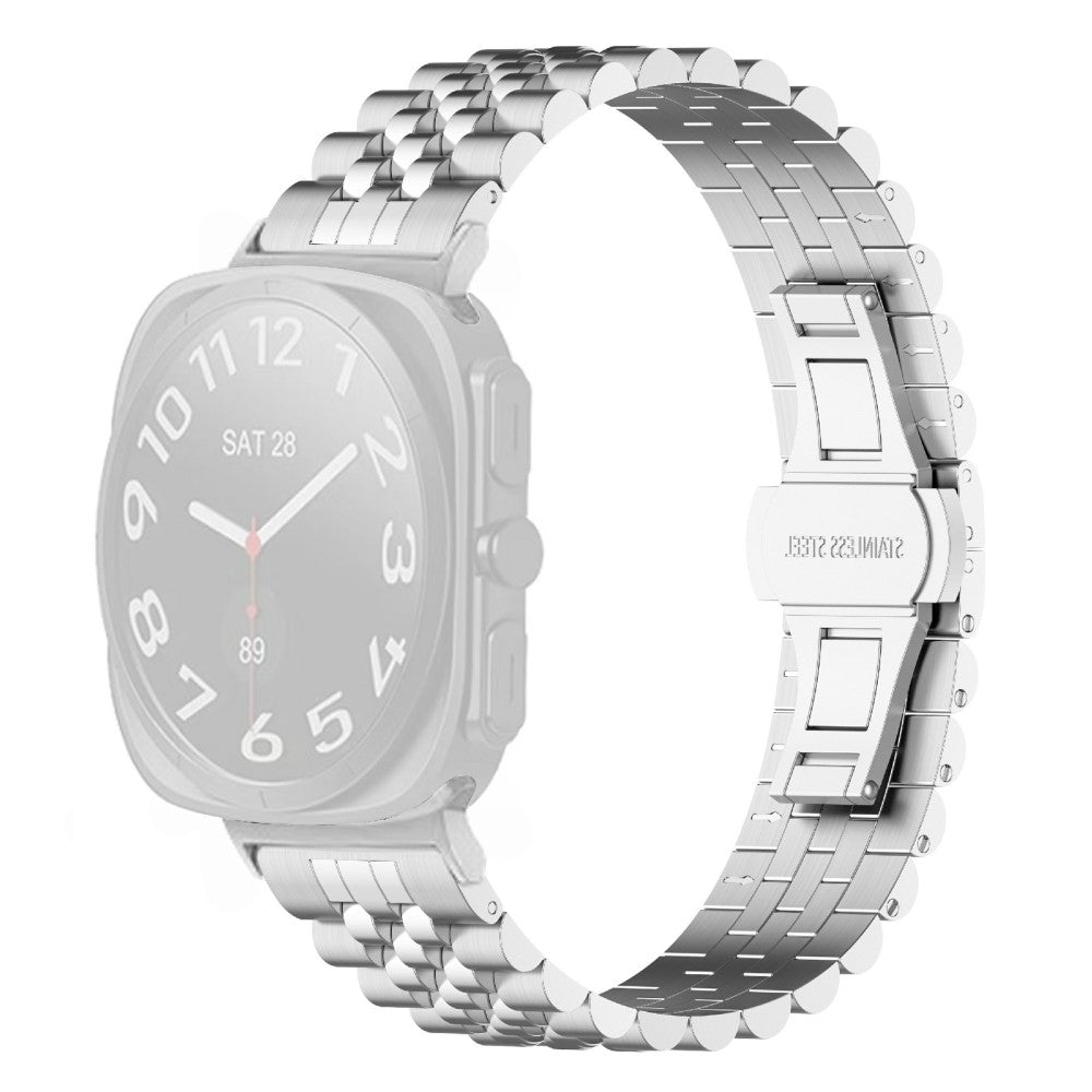 Samsung Galaxy Watch Ultra 47mm Watch Band Stainless Steel Strap with Band Removal Tool - Silver#serie_1