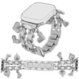 Very Cool Apple Smartwatch Metal Universel Strap