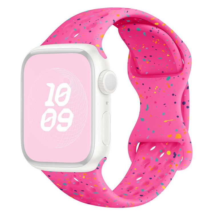 KALEBOL 22mm Silicone Strap Samsung Galaxy Watch3 45mm / Watch 46mm / Huawei Watch GT 5 / 5 Pro Butterfly Clasp Watch Band - Rose#serie_2