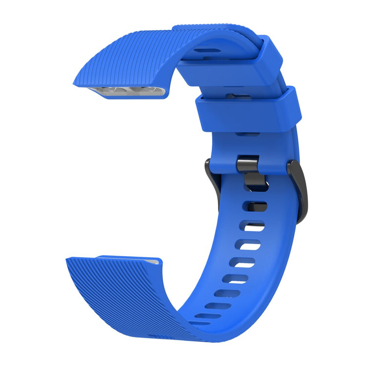 Silicone Strap Garmin Forerunner 35 / 30 Adjustable Watch Band with Black Buckle - Blue#serie_7