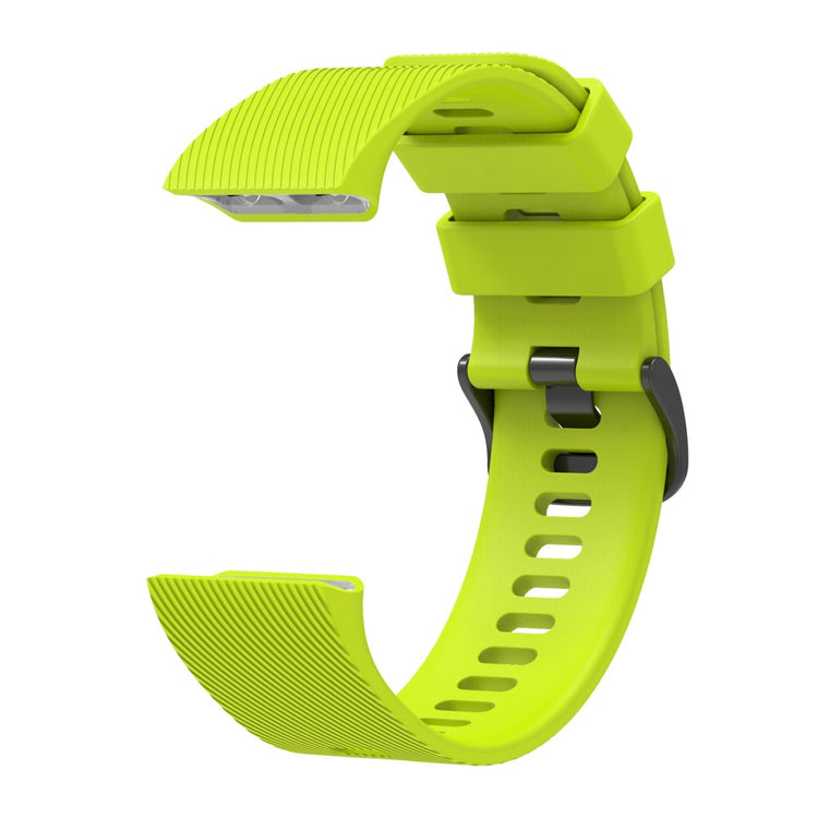 Silicone Strap Garmin Forerunner 35 / 30 Adjustable Watch Band with Black Buckle - Green#serie_8