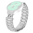 Super Stylish Amazfit Pop Pro Metal And Rhinestone Strap