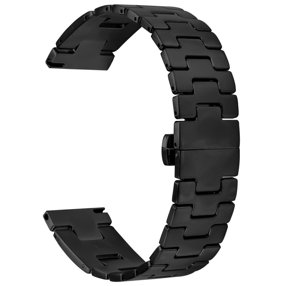 Huawei Watch 3 Pro New Replacement Strap H Type Metal Watch Band - Black#serie_1