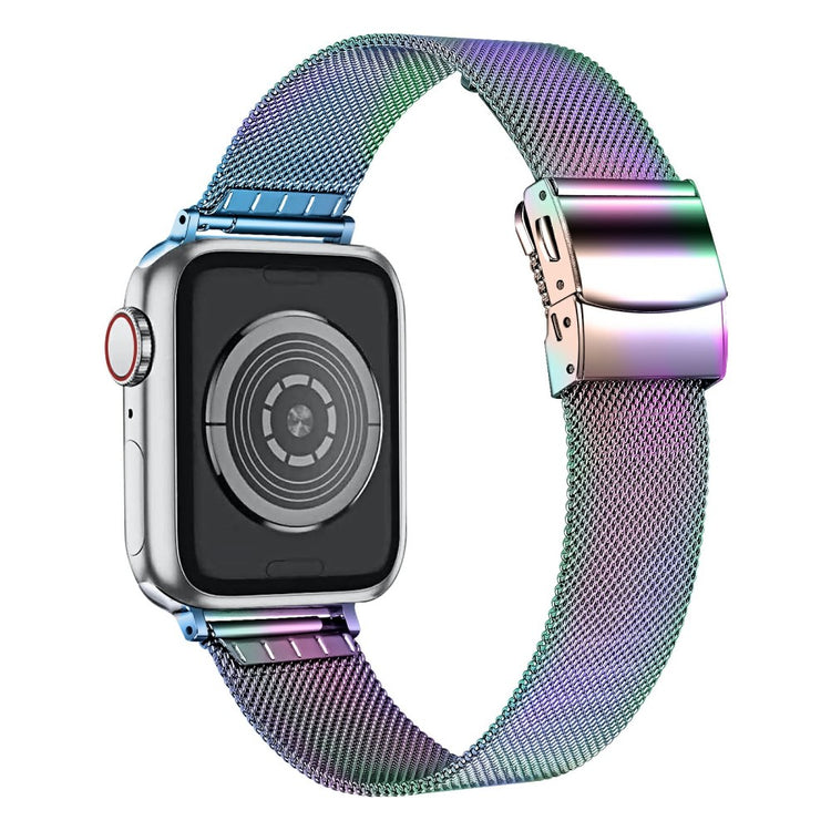 Watch Strap Apple Watch Series 41mm - 40mm - 38mm Milanese Metal Band with Buckle - Colorful#serie_5